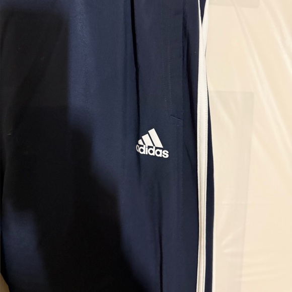 Adidas Dark Blue Pants with White Accents - Picture 3 of 4